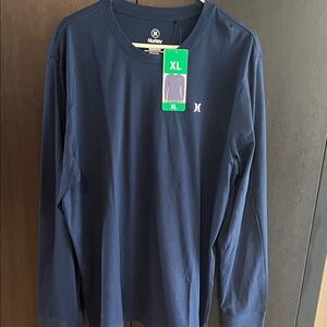 Hurley Dark Blue Crew Neck Shirt XL